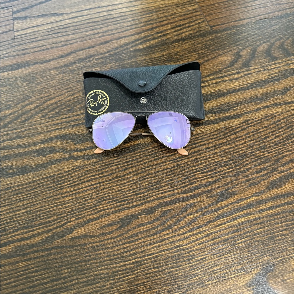 Purple ray ban sunglasses